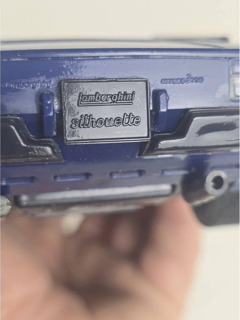 1976 LAMBORGHINI SILHOUETTE BUILT 1/24 Dark Blue Pre-assembled